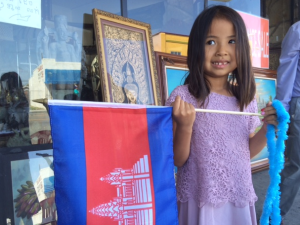 The new generation of Cambodian Americans at the annual New Year Parade on Anaheim St.